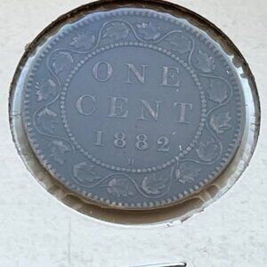 Canada Large Cent - 1882H - VF
